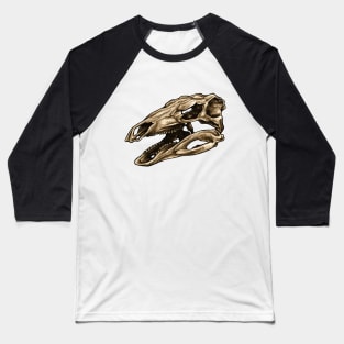 Dinosaur Skull Stegosaurus Baseball T-Shirt